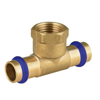 20mm X 20mm BSP Female Water Copper Press Water Tee