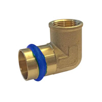 20mm Elbow Female BSP X 25mm Water Copper Press