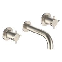 Park Cross Bath Set - 3/4 Turn Ceramic Brushed Nickel