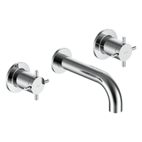 Park Cross Bath Set - 3/4 Turn Ceramic Chrome