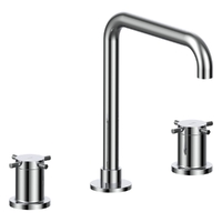 Park Cross Hob Sink Set - 4 Star - 3/4 Turn Ceramic Chrome (Lf)