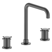 Park Cross Hob Sink Set - 4 Star - 3/4 Turn Ceramic Gunmetal (Lf)