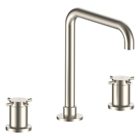 Park Cross Vanitee Sink Set - 4 Star - 3/4 Turn Ceramic Brushed Nickel (Lf)