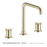 Park Cross Vanitee Sink Set - 4 Star - 3/4 Turn Ceramic Gold (Lf)