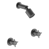 Park Cross Shower Set - Sileno Shower - 3 Star - 3/4 Turn Ceramic Gunmetal