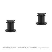 Park Cross Sink Top Assembly - 3/4 Turn Ceramic - Brushed Black Sapphire (Lf)