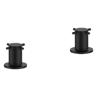 Park Cross Sink Top Assembly - 3/4 Turn Ceramic - Matt Black (Lf)