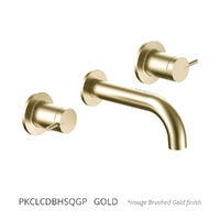 Park Pin Bath Set - 1/4 Turn Ceramic Gold