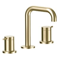 Park Pin Basin Set - Swivel Spout - 6 Star - 1/4 Turn Ceramic Brushed Gold (Lf)