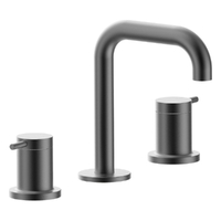 Park Pin Basin Set - Swivel Spout - 4 Star - 1/4 Turn Ceramic Gunmetal (Lf)