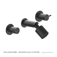 Park Pin Shower Set - Sileno Shower - 3 Star - 1/4 Turn Ceramic Brushed Black Sapphire