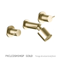 Park Pin Shower Set - Sileno Shower - 3 Star - 1/4 Turn Ceramic Gold