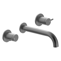Park Pin Wall Spa Set - 1/4 Turn Ceramic Gunmetal