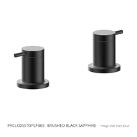 Park Pin Sink Top Assembly - 1/4 Turn Ceramic - Brushed Black Sapphire (Lf)