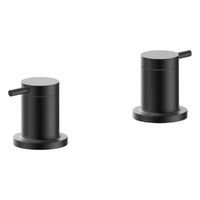 Park Pin Sink Top Assembly - 1/4 Turn Ceramic - Matt Black (Lf)