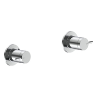 Park Pin Washing Machine Cocks - Pair - 1/4 Turn Ceramic Chrome