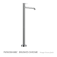 Park Bath Filler - Swivel Spout Brushed Chrome