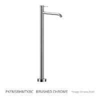 Park Bath Filler - Swivel Spout Brushed Chrome Trim Kit