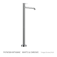 Park Bath Filler - Swivel Spout  White &amp; Chrome Trim Kit
