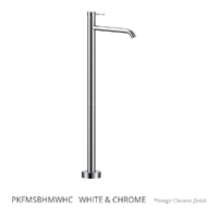 Park Bath Filler - Swivel Spout  White &amp; Chrome