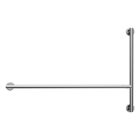 Park 1100 X 700 Invert T Grab Rail - Left Hand - Chrome