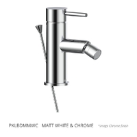Park Bidette Mixer Matt White &amp; Chrome