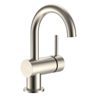 Park Horizontal Basin Mixer - Gooseneck Spout - 6 Star Brushed Nickel (Lf)