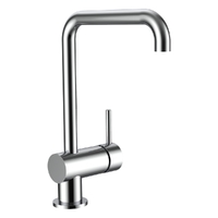 Park Horizontal Sink Mixer - Squareline Spout - 4 Star Chrome (Lf)