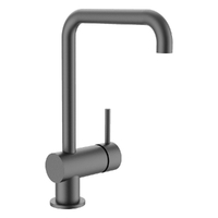 Park Horizontal Sink Mixer - Squareline Spout - 4 Star Gunmetal (Lf)