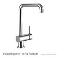 Park Horizontal Sink Mixer - Squareline Spout - 4 Star Satin Chrome (Lf)