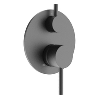 Park Rotary Diverter Wall Mixer Gunmetal