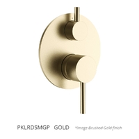 Park Rotary Diverter Wall Mixer Gold