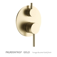 Park Rotary Diverter Wall Mixer Gold Trim Kit