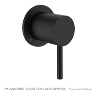 Park Wall Mixer Brushed Black Sapphire (Lf)