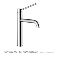 Park Care Sink Mixer - Pillar Style - 4 Star Brushed Chrome (Lf)