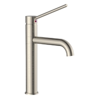 Park Care Sink Mixer - Pillar Style - 4 Star Brushed Nickel (Lf)