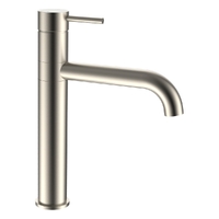 Park Sink Mixer - Pillar Style - 4 Star Brushed Nickel (Lf)