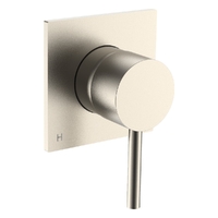Park Wall Mixer - Solid Square Plate Brushed Nickel (Lf)