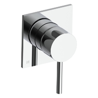 Park Wall Mixer - Solid Square Plate Chrome (Lf)