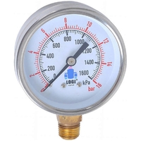Gauge To Suit Pressure Reduction Valve