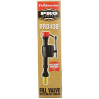 PRO45B-AU Fluidmaster Pro  - Cistern Inlet Valve  - Brass Shank