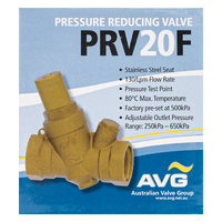 20mm F X F 250-600kPa Pressure Reduction Valve