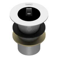 32 X 80 Basin Waste &amp; Rubber Stopper Chrome