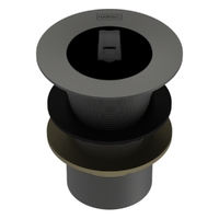 32 X 80 Basin Waste &amp; Rubber Stopper Gunmetal