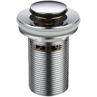 32mm (W 40mm PVC Adaptor) X 80mm Pop Up Plug And Waste With OverFLow C/P  6021022
