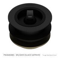 40 X 45 Bath Or Basin Waste &amp; Rubber Stopper Brushed Black Sapphire