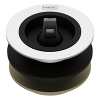 40 X 45 Bath Or Basin Waste &amp; Rubber Stopper Chrome