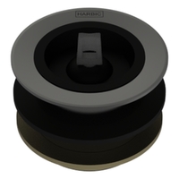 40 X 45 Bath Or Basin Waste &amp; Rubber Stopper Gunmetal