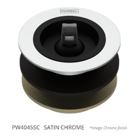 40 X 45 Bath Or Basin Waste &amp; Rubber Stopper Satin Chrome