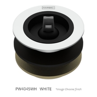 40 X 45 Bath Or Basin Waste &amp; Rubber Stopper  White